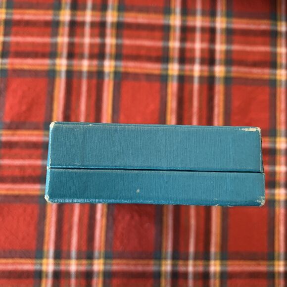 Vintage CD Peacock Jewelers Chicago Since 1837 Jewelry Box Cardboard Teal 8 1/4” - Picture 8 of 8